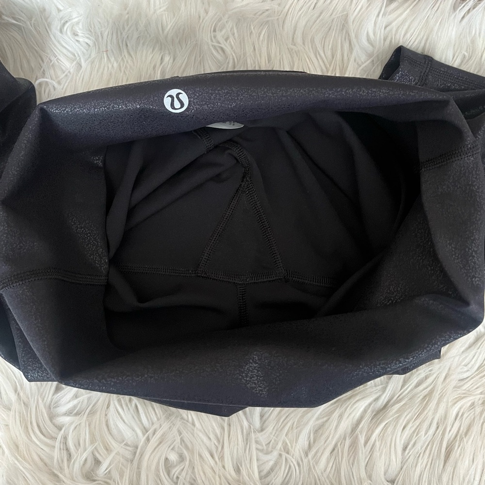 {Lululemon} Wunder Under High-Rise Tight 28" Leggings in Foil Print Black - 6 - Picture 8 of 11